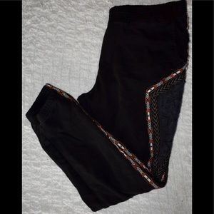 Aztec Black Sweatpants